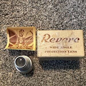 Revere Wide Angle Projection Lens - Silver Vintage